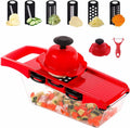 10-in-1 Mandoline Slicer - Multifunctional  Vegetable Cutter (Pink, Boxed)