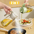 2-in-1 Oil Sprayer Bottle - Smart Kitchen  Tool for Cooking & BBQ