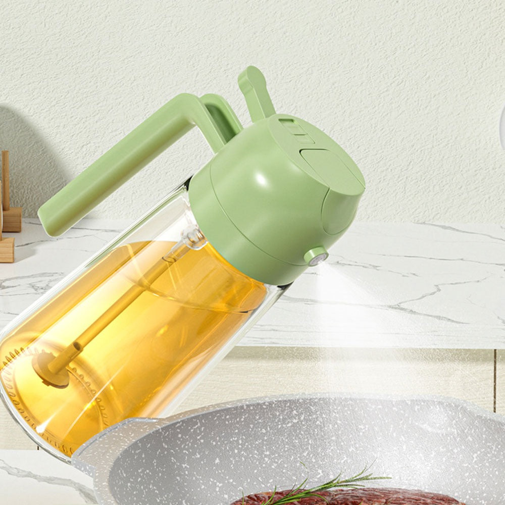 2-in-1 Oil Sprayer Bottle - Smart Kitchen  Tool for Cooking & BBQ