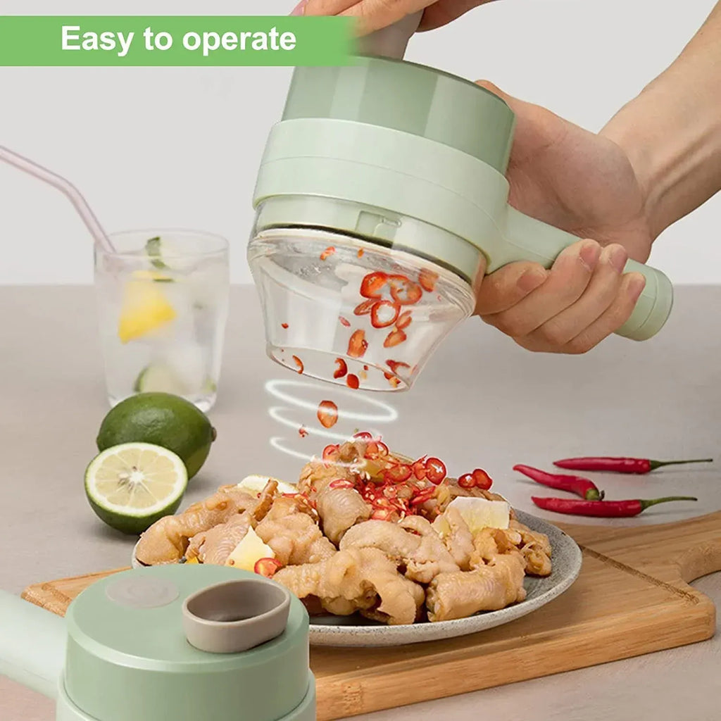 Electric Handheld Vegetable Cutter -  Multifunctional Food Chopper