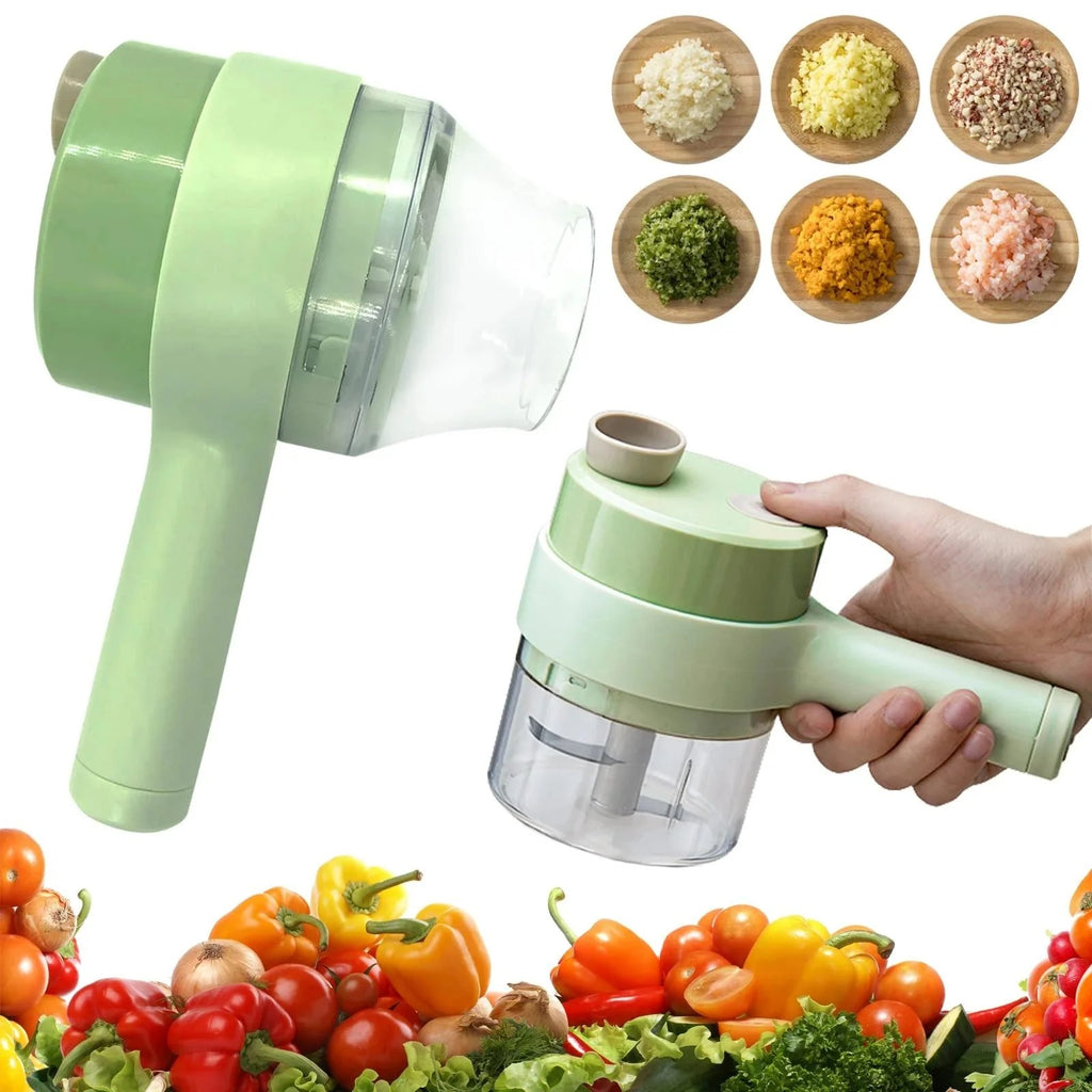 Electric Handheld Vegetable Cutter -  Multifunctional Food Chopper