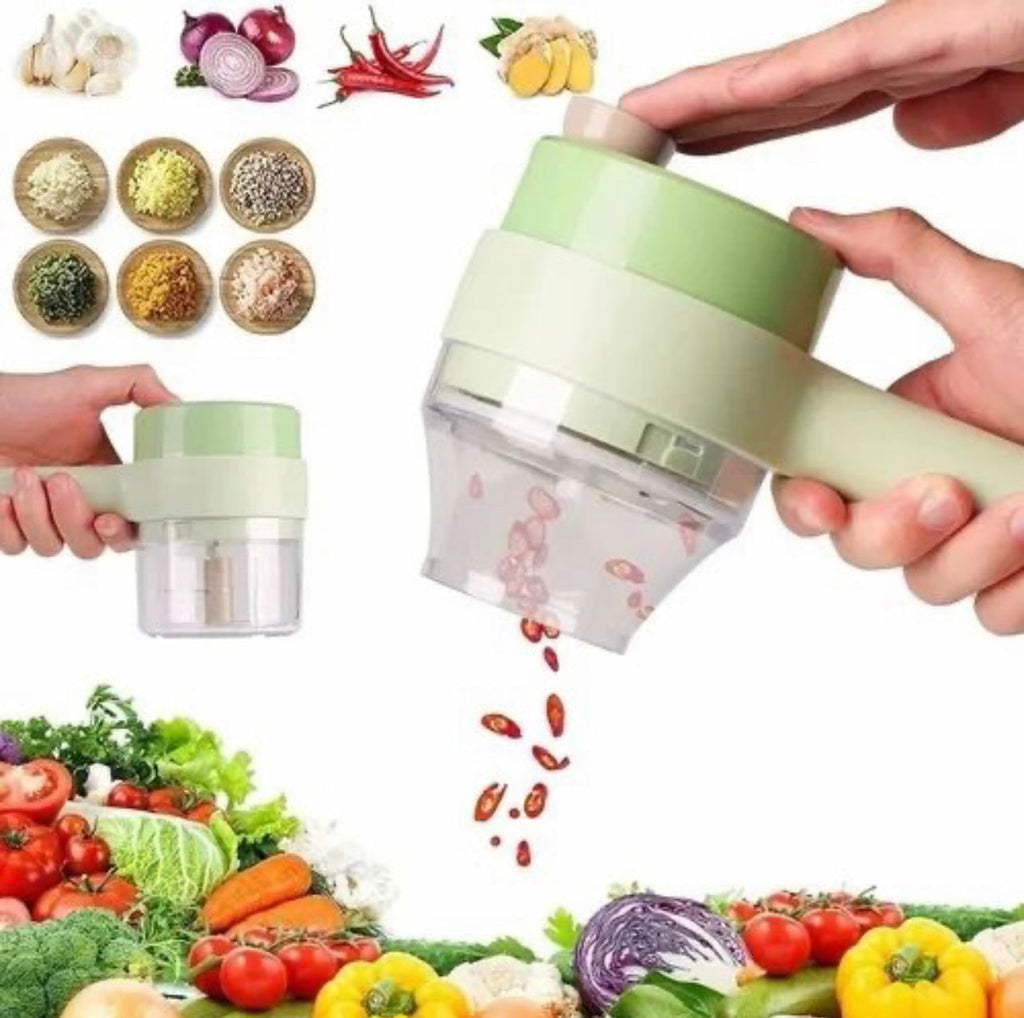 Electric Handheld Vegetable Cutter -  Multifunctional Food Chopper