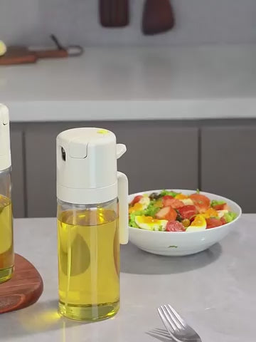 2-in-1 Oil Sprayer Bottle - Smart Kitchen  Tool for Cooking & BBQ